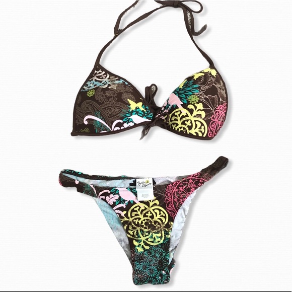 ⭐️ 2 for $30 ⭐️ Brown Print Bikini - Picture 3 of 5